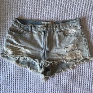 A&F high rise shorts